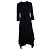 Hermès Schwarzes Maxikleid mit Gürtel von Hermes