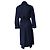 Blauer Woll-Trenchcoat von Hermès - Ansicht 3
