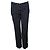 Pantalón negro con estampado gráfico Prada Blanco