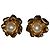 Yves Saint Laurent Clip orecchini in metallo dorato e perle D'oro