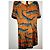 Gucci Vestido Animalium de Seda con Estampado de Salamandra Azul Bronce - vista 3