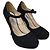 Décolleté Prada Mary Jane in camoscio nero