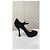 Décolleté Prada Mary Jane in camoscio nero - vista 7