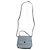 Borsa a tracolla Dior monogramma bianca in pelle Bianco