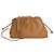 Bottega Veneta Borsa a tracolla The Mini Pouch in agnello marrone cammello