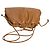 Bottega Veneta Borsa a tracolla The Mini Pouch in agnello marrone cammello - vista 5