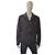 Louis Vuitton Black Quilted & Bull Leather Raincoat Jacket size 54