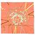 Foulard in seta Hermès Catch Your Dreams 90 arancione corallo