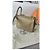 Hermès Mini Lindy II Verso in Pelle Swift Beige Marfa Grigio antracite - vista 3