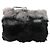 Clutch in pelliccia di volpe e pelle Tod's Marrone Nero - vista 2