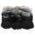 Clutch in pelliccia di volpe e pelle Tod's Marrone Nero - vista 4