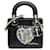 Dior Black Niki De Saint Phalle Mini Calfskin Heart Lady Dior Leather Pony-style calfskin  ref.2522390