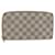 Louis Vuitton Zippy Wallet NM Damier Azur White Cloth  ref.2522667