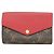 Portafoglio Compatto Pallas Monogramma Louis Vuitton Marrone Fuschia