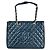 Borsa Tote Chanel GST in catena blu