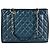 Borsa Tote Chanel GST in catena blu - vista 3