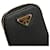 Saffiano Bolsa de ombro com placa de logo triangular Prada Preto  - vista 4