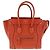 Luggage Céline Borsa da viaggio Celine in pelle granulosa micro Rosso