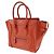 Luggage Céline Borsa da viaggio Celine in pelle granulosa micro Rosso - vista 4