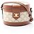Céline Borsa a Spalla Triomphe Medium Tambour di Celine Marrone Bianco