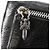 Cartera larga de cuero negro Chrome Hearts Wave Cross Ball Auth 136317M - vista 13