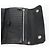 Cartera larga de cuero negro Chrome Hearts Wave Cross Ball Auth 136317M - vista 17