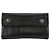 Cartera larga de cuero negro Chrome Hearts Wave Cross Ball Auth 136317M - vista 2