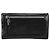 Cartera larga de cuero negro Chrome Hearts Wave Cross Ball Auth 136317M - vista 3