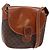 Céline Borsa a Spalla in Tela Macadam CELINE in Pelle PVC Marrone Oro Auth 141524 D'oro