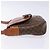Céline Borsa a Spalla in Tela Macadam CELINE in Pelle PVC Marrone Oro Auth 141524 D'oro - vista 5