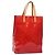 LOUIS VUITTON Monogram Vernis Reade MM Borsa a Mano Rossa M91086 LV Auth 141401 Rosso