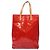 LOUIS VUITTON Monogram Vernis Reade MM Borsa a Mano Rossa M91086 LV Auth 141401 Rosso - vista 13