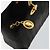 Borsa Canage in nylon nera e oro Christian Dior Auth bs29101 Nero D'oro - vista 15