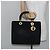 Borsa Canage in nylon nera e oro Christian Dior Auth bs29101 Nero D'oro - vista 22