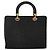 Borsa Canage in nylon nera e oro Christian Dior Auth bs29101 Nero D'oro - vista 3