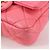 CHANEL Borsa a Spalla Matelassé in Pelle Rosa Oro CC Auth 134854M D'oro - vista 12