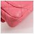 CHANEL Borsa a Spalla Matelassé in Pelle Rosa Oro CC Auth 134854M D'oro - vista 13