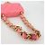 CHANEL Borsa a Spalla Matelassé in Pelle Rosa Oro CC Auth 134854M D'oro - vista 7