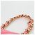 CHANEL Borsa a Spalla Matelassé in Pelle Rosa Oro CC Auth 134854M D'oro - vista 8