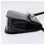 Borsa a mano in pelle Salvatore Ferragamo Gancini blu navy oro Auth 142667 - vista 5