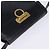 Borsa a mano in pelle Salvatore Ferragamo Gancini blu navy oro Auth 142667 - vista 6