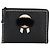 FENDI Borsa Clutch Karl Lagerfeld Pelle Nera Argento Auth BA5613 Nero - vista 2