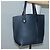 FENDI Borsa shopping All In in pelle blu navy Auth 141928 - vista 22