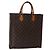 LOUIS VUITTON Borsa Sac Plat Monogram M51140 LV Auth BA5844 Monogramma