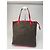 Vintage Givenchy Antigona Woll und Lackleder Tote Bag grau rot - Ansicht 2