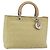 Borsa Canage in nylon beige argento Christian Dior Auth bs29100
