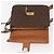 Céline CELINE Macadam Canvas Schultertasche aus PVC-Leder Braun Gold Auth bs29090 Golden - Ansicht 16