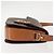 Céline CELINE Macadam Canvas Schultertasche aus PVC-Leder Braun Gold Auth bs29090 Golden - Ansicht 4