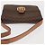 Céline CELINE Macadam Canvas Schultertasche aus PVC-Leder Braun Gold Auth bs29090 Golden - Ansicht 7