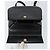 Borsa a Spalla Gancini in Pelle Nera e Oro Salvatore Ferragamo Auth bs29116 Nero D'oro - vista 15